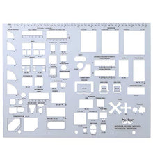 Load image into Gallery viewer, Mr. Pen House Plan, Interior Design and Furniture Templates, Drafting Tools and Ruler Shapes for Architecture - Set of 3