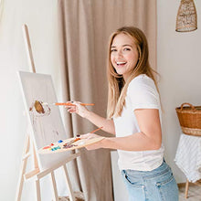 Load image into Gallery viewer, Americanflat Pre Stretched Canvas in White 100% Cotton with Wooden Frames & Acid Free - 18" x 24" - Pack of 4