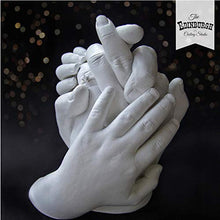Load image into Gallery viewer, Edinburgh Family Hand Casting Kit for 4 - DIY Hand Casting Kits for Family, Family Hand Molding Casting Kit, Perfect for Family Gift Ideas and Family Vacation Gifts - Packaging May Vary