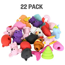 Load image into Gallery viewer, Mr. Pen- Animal Topper Erasers, 22 Pack, 8 Pack Take Apart Animal Erasers, Pencil Toppers, Pencil Erasers Toppers for Kids, Eraser Tops, Cap Erasers for Pencils, Fun Erasers Kids, Pencil Top Erasers