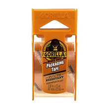 Load image into Gallery viewer, Gorilla 6034015 Heavy Duty Packing Tape with Dispenser for Moving, Shipping and Storage, 1.88" x 25 yd, Clear, (Pack of 6)