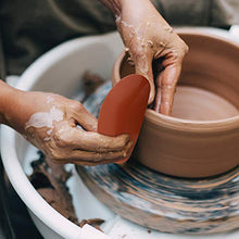 Load image into Gallery viewer, 3 PCS 3 Size Mud Tools Rib Pottery Clay Ribs Soft Rubber Pottery Rib for Pottery and Clay Artists