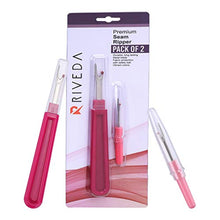 Load image into Gallery viewer, Seam Ripper 2 Pack - Thread Remover Sewing Supplies - Stitch Remover Tool for Sewing, Crafting Notions and Quilting - Thread Cutter Unpicker Sewing Accessories and Supplies