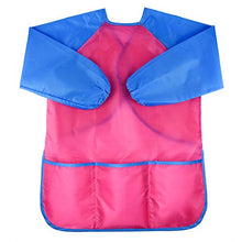 Load image into Gallery viewer, Kuuqa Waterproof Art Smock, Kids Art Aprons Children's Art Smock Long Sleeve with 3 Roomy Pockets (Paints and Brushes not included)