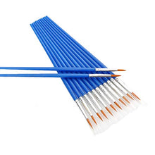 Load image into Gallery viewer, Round Paint Brushes,50 Pcs Art Paintbrushes for Kids/ Artists/Painters/Beginners/Students ,Short Plastic Handle,Nylon Hair Brushes for Acrylic Oil Watercolor Art Painting