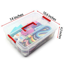 Load image into Gallery viewer, MDLUU Paper Quilling Kit with 1860 Strips and Quilling Tools and Storage Box, Paper Quilling Craft Great for DIY Learning Class, Home Decoration, Birthday Gift