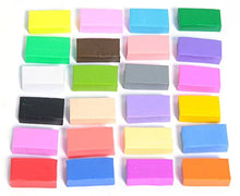 Load image into Gallery viewer, Polymer Clay Starter Kit, CiaraQ 24 Colors Small Block Oven Bake Clay, CiaraQ CPSC Conformed Non-Toxic Molding DIY Clay Oven Baking Clay for Kids, Artists.(12g /Block)