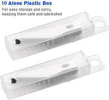 Load image into Gallery viewer, 1PCS Exacto Knife Hobby Knife with Safety Cap and Craft Ruler and 20PCS Exacto Blades for Crafting and Cutting Carving Scrapbooking Art Work Cutting (Blue)