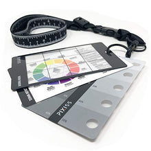 Load image into Gallery viewer, Grey Scale Value Finder, Color Wheel, Artists View Catcher Finder Viewfinder on Lanyard with Measuring Tape Tools for Artists Drawing