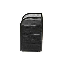 Load image into Gallery viewer, Mind Reader Mini Desk Supplies Office Supplies Organizer, 3 Drawers, 1 Top Shelf, Black