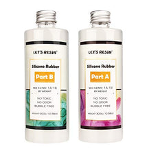 Load image into Gallery viewer, LET'S RESIN Silicone Mold Making Kit Liquid Silicone Rubber Non-Toxic Translucent Clear Mold Making Silicone-Mixing Ratio 1:1-Molding Silicone for Resin Molds,Silicone Molds DIY Manual Making(21.16oz)