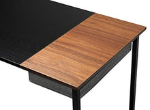 Load image into Gallery viewer, Cubiker Writing Computer Desk 39" Home Office Study Laptop Table, Modern Simple Style Desk with Drawer, Black Espresso