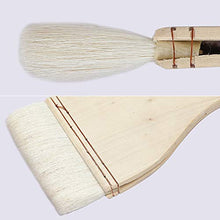 Load image into Gallery viewer, KEILEOHO 8 PCS 1 Inch Flat Hake Brushes, Creative and Professional Hake Brush for Watercolor, Soft and White Hake Brush Set with Handle for Watercolor Wash Pottery Painting