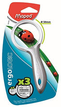 Load image into Gallery viewer, Maped Ergologic Small 2.5X Magnifying Glass 2 Inch, Assorted Colors (039100)