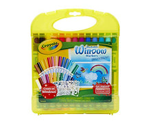 Load image into Gallery viewer, Crayola Window Markers & Stencil Set, Over 30 Pieces