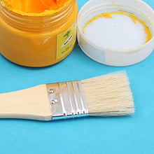 Load image into Gallery viewer, Chip Paint Brushes & Wooden Stencil Brush, Natural Bristle Paintbrush for Walls, Flat Chip Brush & Round Paintbrush - Painting or Waxing and Chalk, Good for Wall Painting, Stains, Oil, Wax, Set of 6