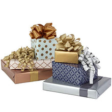 Load image into Gallery viewer, Hallmark All Occasion Reversible Wrapping Paper (Modern Metallics, Pack of 3, 120 sq. ft. ttl.) for Mothers Day, Birthdays, Bridal Showers, Baby Showers, Valentines Day and More