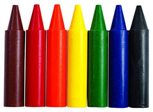 Load image into Gallery viewer, Colorations Chubby Crayons for Kids Set of 200 Rainbow Crayons Classroom Supplies (2-11/16"L x 9/16"Dia), Yellow, Model Number: CRCHB