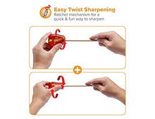Load image into Gallery viewer, Bostitch Office Twist-N-Sharp Manual Pencil Sharpener, Single Hole, 3-Pack
