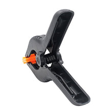 Load image into Gallery viewer, CESFONJER 4 Pcs – 4.5 Inch Spring Clamps, Heavy Duty Plastic Muslin Clamps for Background Muslin, Canvas, Paper, Chroma Key Screen, Heavy Duty Clip, Photo Studio and Any More.