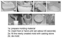 Load image into Gallery viewer, Luna Bean Create-A-Mold Alginate Molding Powder Life Casting Impression Material 1lb (454g)