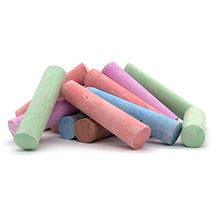 Load image into Gallery viewer, Emraw Chalk Dustless Chalk Non-Toxic Jumbo Color Chalkboard Chalk School Office and Sidewalk Outdoor Chalk Block Bundle for Art and Home Board Chalk Pack of 15