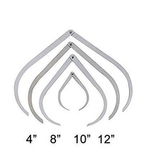 Load image into Gallery viewer, COMIART Bent-Leg Stainless Steel Caliper Clay Sculpture Ceramic Measuring Pottery Tools Set 12" 10" 8" 4"