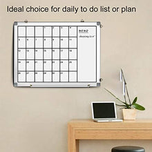 Load image into Gallery viewer, Magnetic White Board 24 x 18 Dry Erase Board Wall Hanging Whiteboard with 3 Dry Erase Pens, 1 Dry Eraser