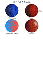 Load image into Gallery viewer, Canson XL Series Oil and Acrylic Paper Pad, Bleed Proof Canvas Like Texture, Fold Over, 136 pound, 9 x 12 Inch, White, 24 Sheets