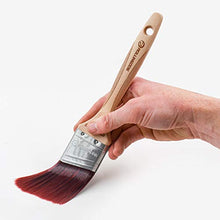 Load image into Gallery viewer, ROLLINGDOG Doberman 2" (50mm) Laser Engraved Handle Angular Paint Brush