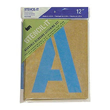 Load image into Gallery viewer, Duro Stencil-It Oil Board Stencil Set 12-Inch