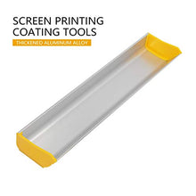 Load image into Gallery viewer, DELIOU Dual Edge Aluminum Emulsion Scoop Coater for Silk Screen Printing Coating Tool (12 inch)
