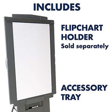 Load image into Gallery viewer, Quartet Easel, Adjusts 39 to 72 inches High, Collapsible, Portable, Whiteboard, Flipchart Holder, DuraMax Presentation, Gray (200E)