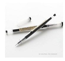 Load image into Gallery viewer, Liquid Ink Rollerball Pens Ballpoint Pens Gel Ink Pen Quick-Drying Extra-Fine Premium Japanese Style 0.35mm point Rolling Ball Maker Pens for Office School Stationery Supply 12 Pcs/Set Black