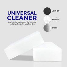 Load image into Gallery viewer, STK 20 Pack Extra Thick Magic Cleaning Pads - Eraser Sponge for All Surfaces - Kitchen-Bathroom-Furniture-Leather-Car-Steel - Just Add Water to Erase All Dirt - Melamine - Universal Cleaner