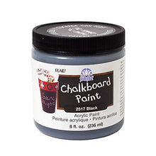 Load image into Gallery viewer, FolkArt Chalkboard Paint in Assorted Colors (8-Ounce), 2517 Black