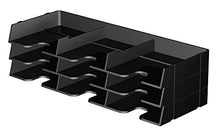 Load image into Gallery viewer, Spectrum Noir 6PC Universal Ink Pad Storage Unit Tray Stackable and Customisable Holder & Organiser, Black Pack of 6