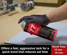 Load image into Gallery viewer, 3M Super 77 Multipurpose Permanent Spray Adhesive Glue, Paper, Cardboard, Fabric, Plastic, Metal, Wood, Net Wt 13.44 oz