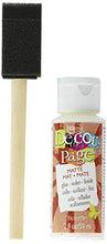 Load image into Gallery viewer, DecoArt Americana Decou-Page Paint with Foam Brush, Matte