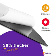 Load image into Gallery viewer, Flexible Adhesive Magnetic Sheets Paper 4x6 Inch - Peel and Stick, Works Great for Pictures!, Cuts to Any Size! Pack of 12