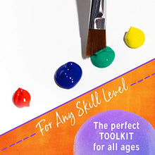 Load image into Gallery viewer, Crafts 4 All Paint Brushes Set Professional Fine Round Pointed Nylon Artist Brush Tips for Acrylic Watercolor and Oil Painting Professional - Set of 12