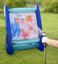 Load image into Gallery viewer, HearthSong Heavy-Duty Vinyl Inflatable Indoor and Outdoor Easel for Kids with Paints, Sponges, Paintbrush, and Built-in Art Tray, 39" L x 27" W x 50" H