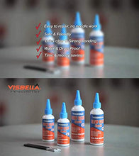 Load image into Gallery viewer, Visbella 1 Min Quick Bonding Fast Dry Sew Fabric Glue DIY Mask Making Tools Liquid Reinforcing Adhesive Speedy Fix for All Fabrics Clothing Cotton Flannel Denim Leather Polyester Doll Repair (60ml)