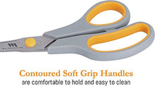 Load image into Gallery viewer, WA Portman Bulk Scissor Pack of 6 - Heavy Duty Craft Scissors Set for General Use Office Kitchen Fabric Paper and More - Bulk Office Supplies - 8.5 Inch Stainless Steel Right and Left Hand Scissors