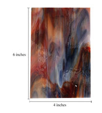 Load image into Gallery viewer, Lanyani 10 Sheets Variety Streaky Glass Packs 4 x 6 inch Cathedrals Stained Glass Sheets for Mosaic Tiles Crafts,Mixed Colors