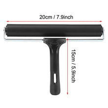 Load image into Gallery viewer, 7.8 Inch Soft Rubber Brayer,Rubber Brayer Roller Paint Brush Ink Applicator Art Craft Oil Painting Tool