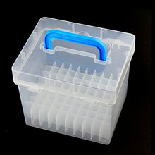 Load image into Gallery viewer, Chris.W Clear 80 Slot Plastic Carrying Marker Case Holder Storage Organizer Box for Paint Sketch Markers--Fits for Markers Pen from 15mm to 18mm Diameter