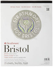 Load image into Gallery viewer, Strathmore (580-62 500 Series Bristol, 2-Ply Vellum Surface, 11"x14", White, 15 Sheets