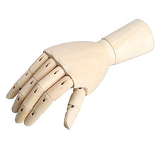 Load image into Gallery viewer, Mannequin Hand - Yookat Wood Art Mannequin Hand Model - Perfect for Drawing, Sketch, etc.(Male Hand)