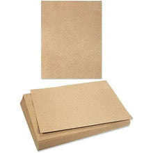 Load image into Gallery viewer, Kraft Stationary Paper for Crafting, Letter Size (8.5 x 11 in, Brown, 96 Sheets)